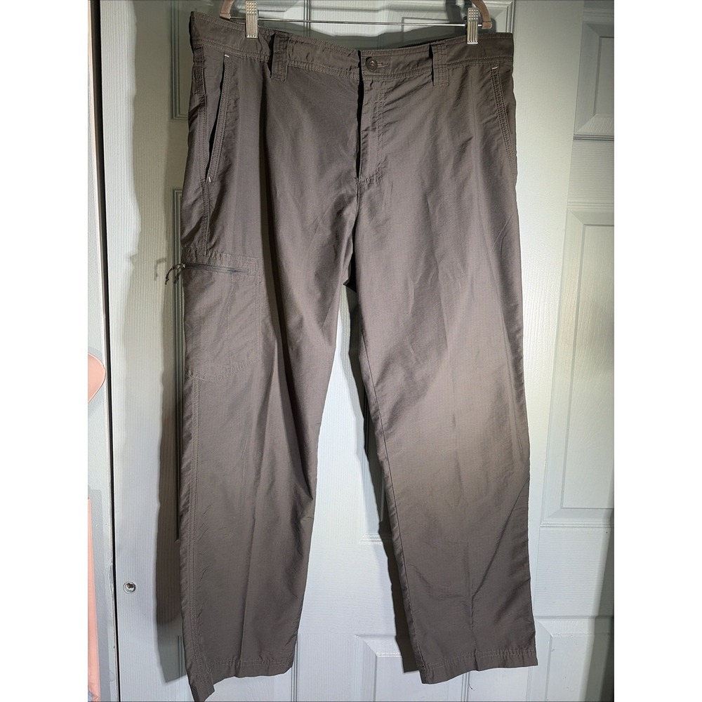 Columbia Lightweight Cargo Pants Hiking Outdoor Gray Men's 38x30 Ripstop